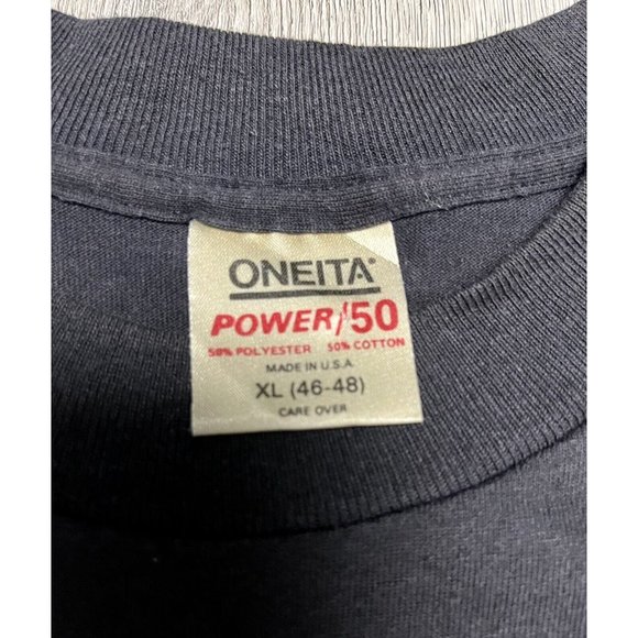 Vintage Arizona T Shirt Mens Extra Large Black 90s Single Stitch ONEITA USA - Picture 3 of 6